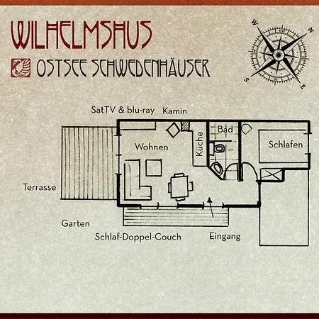 Ostsee Schwedenhaeuser 度假居